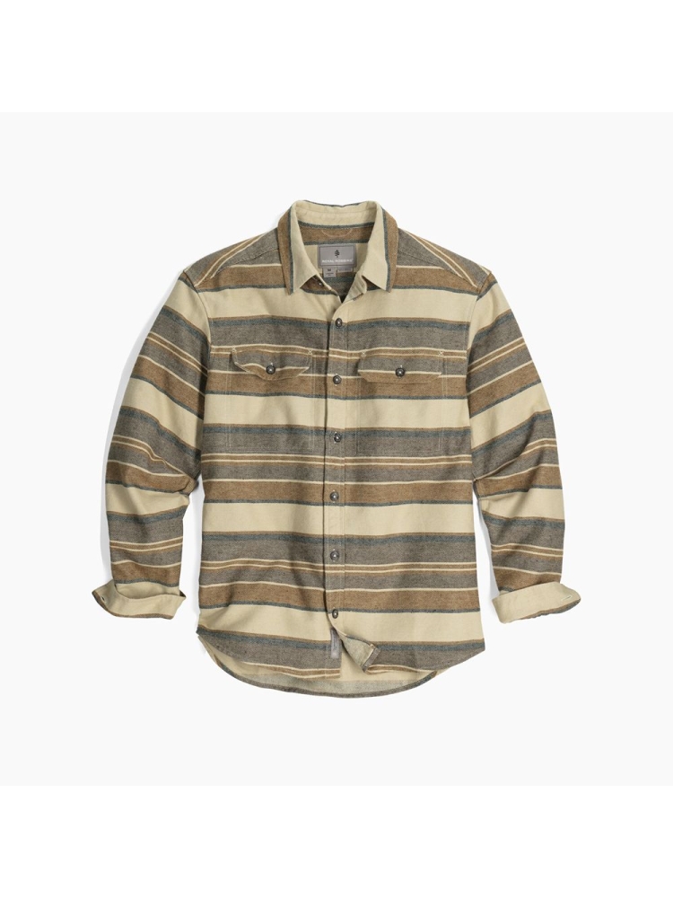 Royal Robbins Clouds Rest Hemp L/S Bistre Pacific Crest Stripe Y12600123-224 shirts en tops online bestellen bij Kathmandu Outdoor & Travel