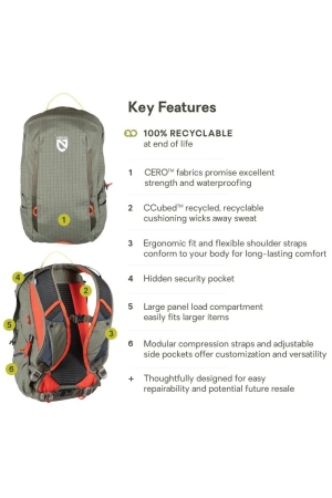 Nemo Resolve 15L Endless Promise Smokey Olive 8116.66033000 dagrugzakken online bestellen bij Kathmandu Outdoor & Travel