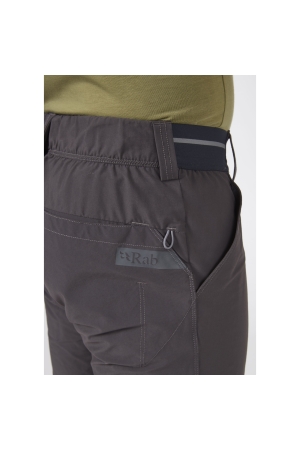 Rab Venant Shorts 11 inch Anthracite QFV-24-ANT broeken online bestellen bij Kathmandu Outdoor & Travel