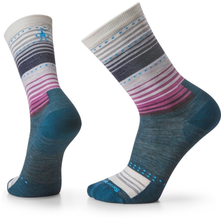 Smartwool  Everyday Lifestyle Stitch Stripe Crew So Everyday  Twilight Blue