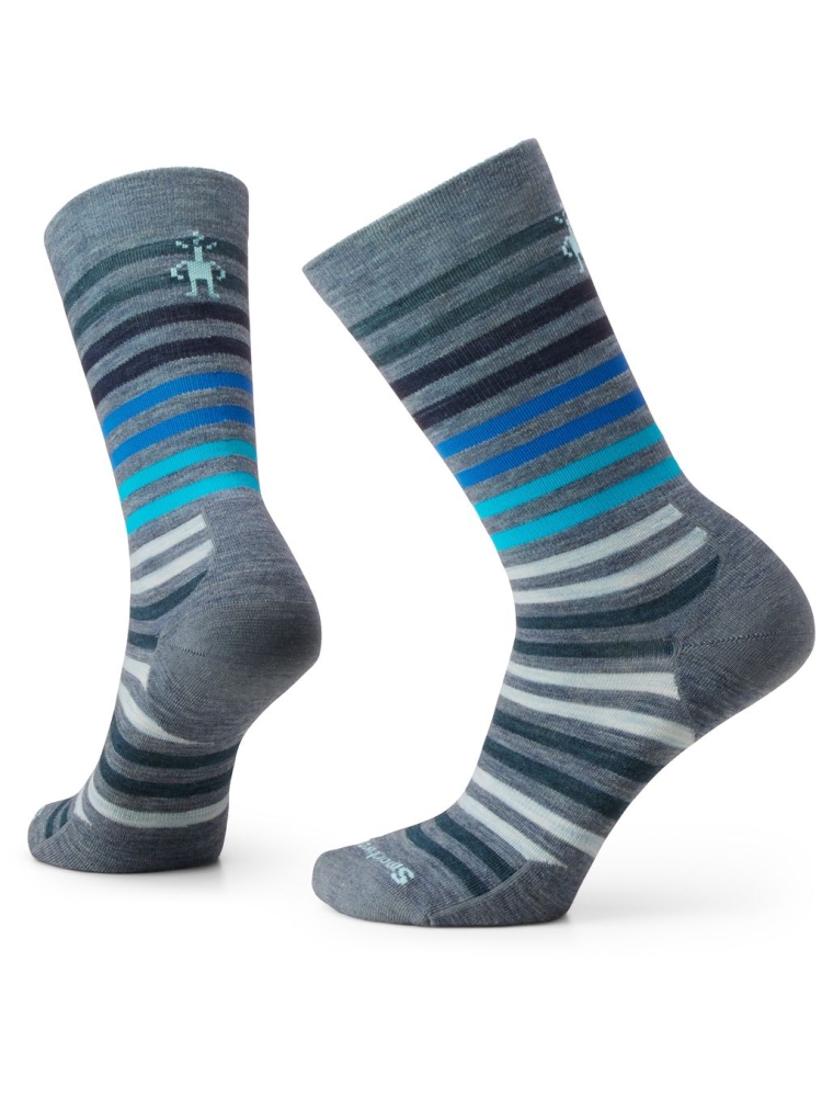 Smartwool Everyday Lifestyle Spruce Street Crew So Everyday Pewter Blue SW001736L881 sokken online bestellen bij Kathmandu Outdoor & Travel