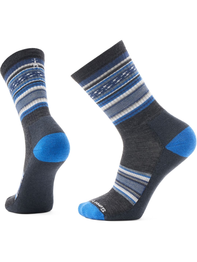 Smartwool Everyday Lifestyle ReGarita Crew Socks Everyday Laguna Blue SW001738J961 sokken online bestellen bij Kathmandu Outdoor & Travel