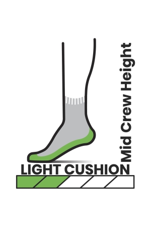 Smartwool Hike Light Cushion Mid Crew Socks Hike Winter Moss SW001613K181 sokken online bestellen bij Kathmandu Outdoor & Travel