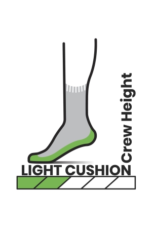 Smartwool Hike Light Cushion Crew Socks Hike Ash SW0016140691 sokken online bestellen bij Kathmandu Outdoor & Travel