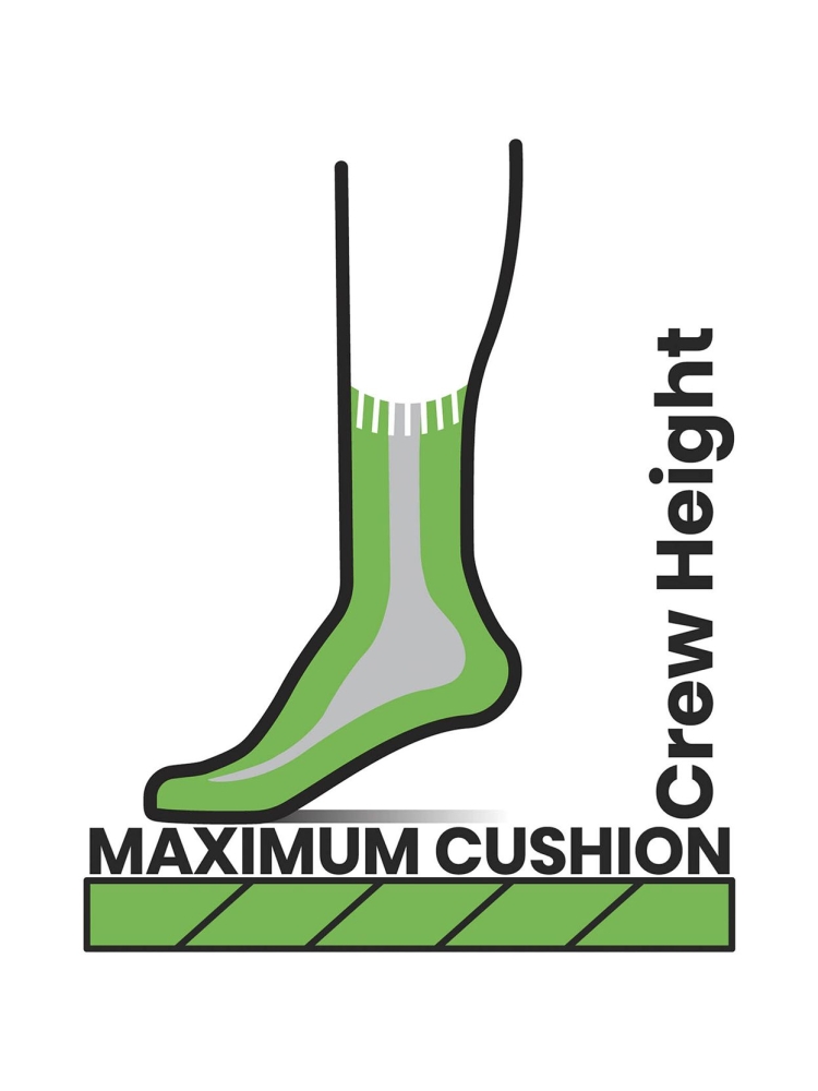 Smartwool Mountaineer Maximum Cushion Tall Crew So Military Olive SW001902D111 sokken online bestellen bij Kathmandu Outdoor & Travel