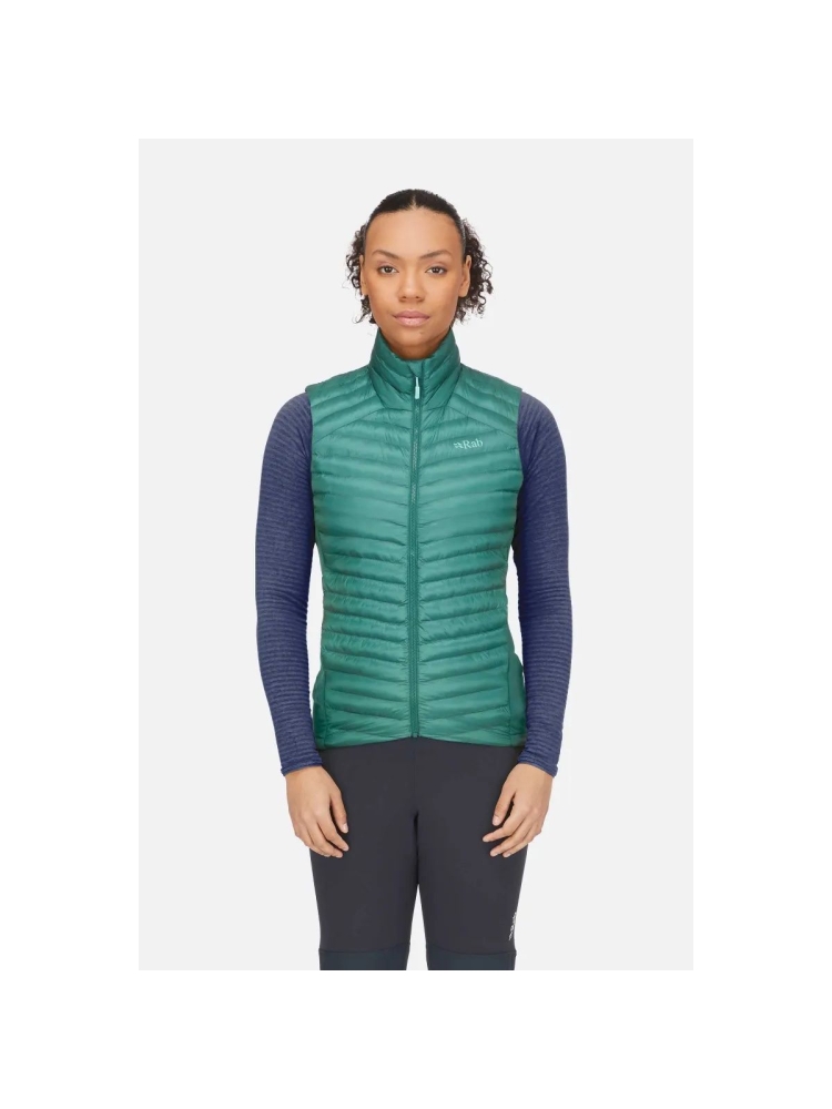 Rab Cirrus Flex 2.0 Vest Wmns Eucalyptus QIO-77-EUC jassen online bestellen bij Kathmandu Outdoor & Travel