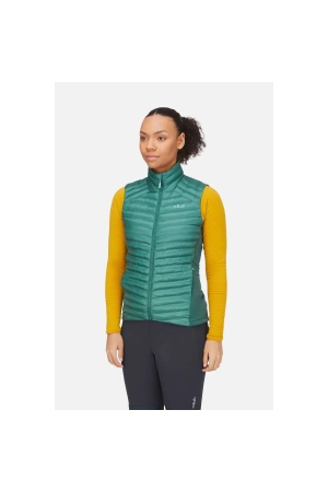 Rab Cirrus Flex 2.0 Vest Wmns Eucalyptus QIO-77-EUC jassen online bestellen bij Kathmandu Outdoor & Travel