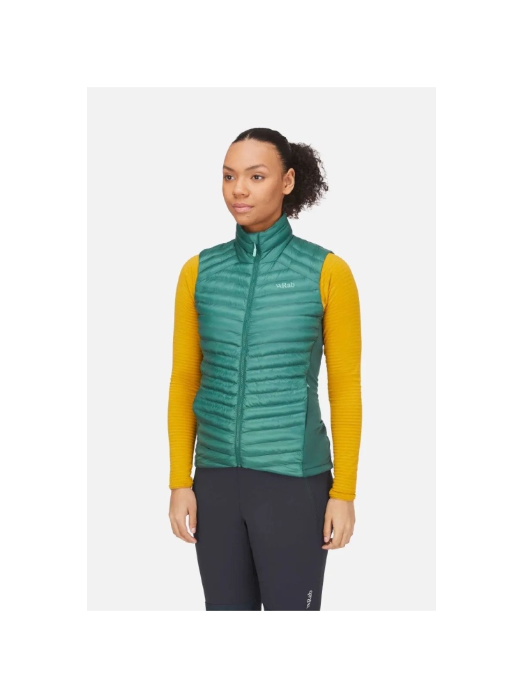 Rab Cirrus Flex 2.0 Vest Wmns Eucalyptus QIO-77-EUC jassen online bestellen bij Kathmandu Outdoor & Travel