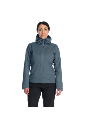 Rab Kinetic Alpine 2.0 Jacket Women's Orion Blue QWG-70-ORB jassen online bestellen bij Kathmandu Outdoor & Travel