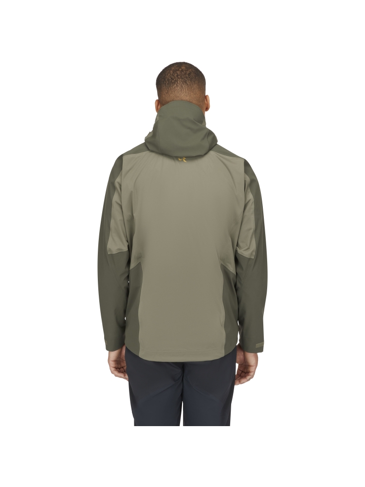 Rab Kinetic Alpine 2.0 Jacket Army/Light Khaki QWG-69-ALK jassen online bestellen bij Kathmandu Outdoor & Travel