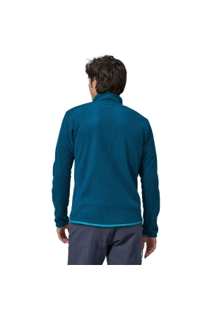 Patagonia R1 Air Zip Neck Lagom Blue 40245-LMBE fleeces en truien online bestellen bij Kathmandu Outdoor & Travel