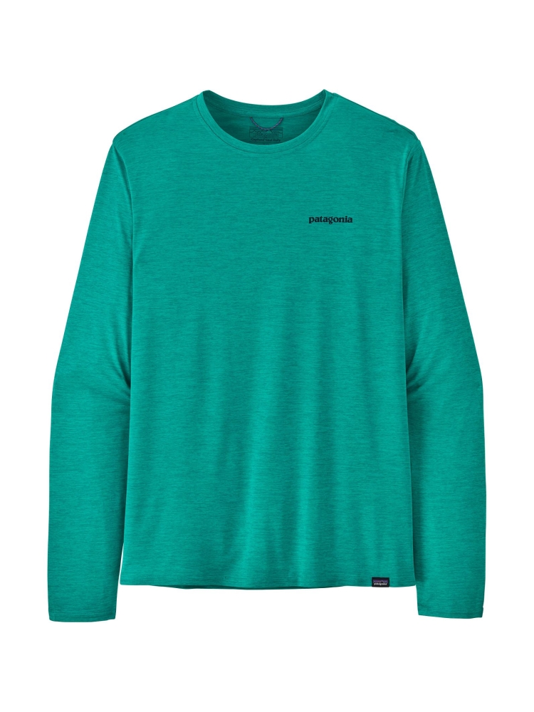 Patagonia L/S Cap Cool Daily Graphic Shirt - Waters Fitz Roy Trout: Subtidal Blue  45170-FSLX shirts en tops online bestellen bij Kathmandu Outdoor & Travel