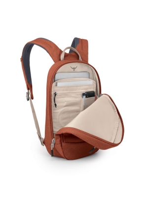 Osprey Arcane Small Day Porcelain Orange Heather 10006152 dagrugzakken online bestellen bij Kathmandu Outdoor & Travel