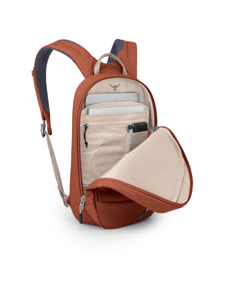 Osprey Arcane Small Day Porcelain Orange Heather 10006152 dagrugzakken online bestellen bij Kathmandu Outdoor & Travel