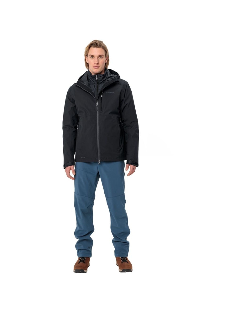 Vaude Elope 3in1 Jacket II black 46380-010 jassen online bestellen bij Kathmandu Outdoor & Travel