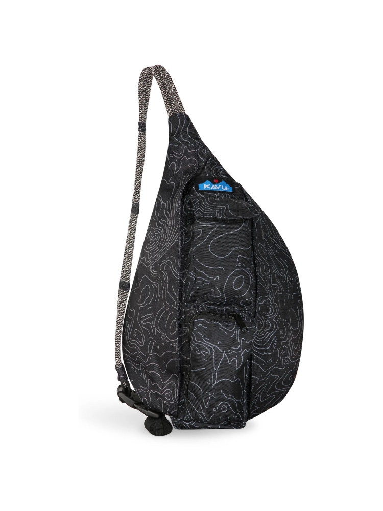 Kavu Mini Rope Sling Black Topo 9191-437 tassen online bestellen bij Kathmandu Outdoor & Travel