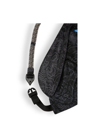 Kavu Mini Rope Sling Black Topo 9191-437 tassen online bestellen bij Kathmandu Outdoor & Travel