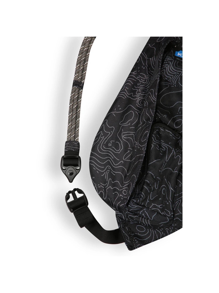 Kavu Mini Rope Sling Black Topo 9191-437 tassen online bestellen bij Kathmandu Outdoor & Travel