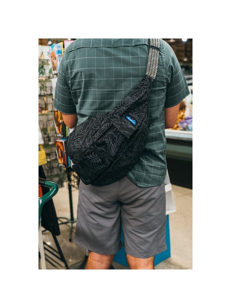 Kavu Rope Sling Black Topo 944-437 tassen online bestellen bij Kathmandu Outdoor & Travel