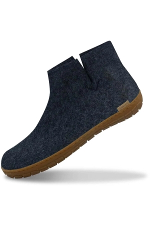 Glerups Boot Rubber Demin GR10-Demin-HoneyRubb pantoffels en huissokken online bestellen bij Kathmandu Outdoor & Travel