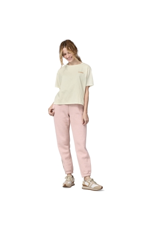 Patagonia Sunrise Rollers Organic Easy Cut Tee Women's Birch White 37696-BCW shirts en tops online bestellen bij Kathmandu Outdoor & Travel