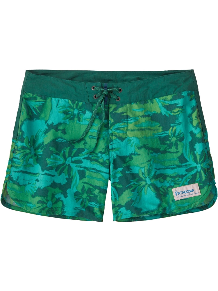 Patagonia Wavefarer Boardshorts - 5 in. Women's Cliffs and Waves: Conifer Gree 76594-CWGN broeken online bestellen bij Kathmandu Outdoor & Travel