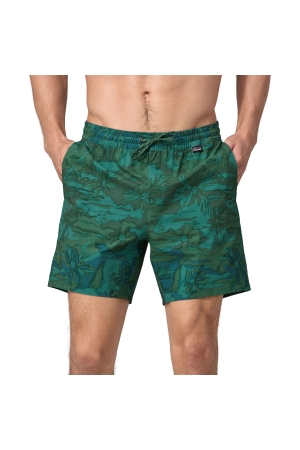 Patagonia  Hydropeak Volley Shorts - 16 in. Cliffs and Coves: Conifer Gree