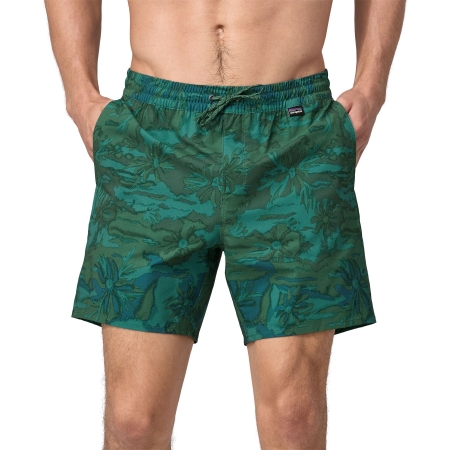 Patagonia  Hydropeak Volley Shorts - 16 in. Cliffs and Coves: Conifer Gree