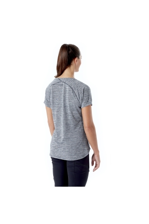 Rab Wisp Tee Women's Ebony QBL-12-EB shirts en tops online bestellen bij Kathmandu Outdoor & Travel