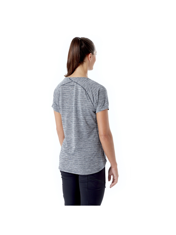 Rab Wisp Tee Women's Ebony QBL-12-EB shirts en tops online bestellen bij Kathmandu Outdoor & Travel