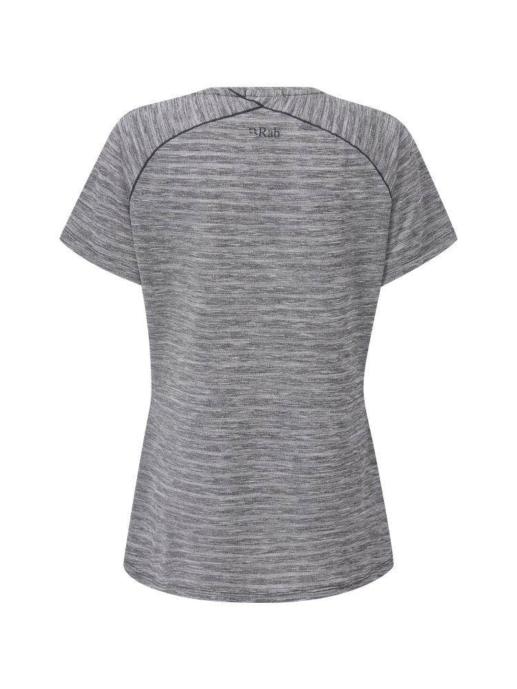 Rab Wisp Tee Women's Ebony QBL-12-EB shirts en tops online bestellen bij Kathmandu Outdoor & Travel