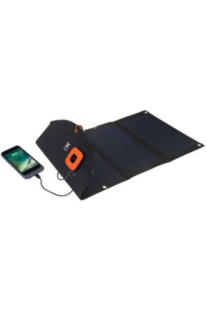 Xtorm SolarBooster 21W + Rugged Power Bank 10.000 Orange/Black AP275U-XR201 energie & electronica online bestellen bij Kathmandu Outdoor & Travel