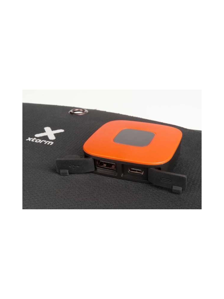 Xtorm SolarBooster 21W + Rugged Power Bank 10.000 Orange/Black AP275U-XR201 energie & electronica online bestellen bij Kathmandu Outdoor & Travel