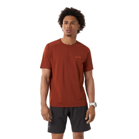 Arc'teryx  Cormac Arc'Bird Logo SS Sequoia Heather / Solaris