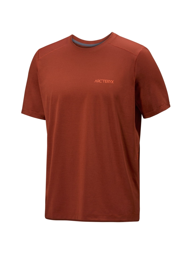 Arc'teryx Cormac Arc'Bird Logo SS Sequoia Heather / Solaris 9721-021528 shirts en tops online bestellen bij Kathmandu Outdoor & Travel