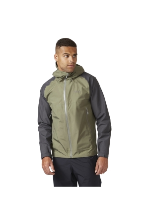 Rab Namche Paclite Jacket Graphene/Light Khaki QWH-59-GLK jassen online bestellen bij Kathmandu Outdoor & Travel