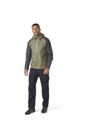 Rab Namche Paclite Jacket Graphene/Light Khaki QWH-59-GLK jassen online bestellen bij Kathmandu Outdoor & Travel