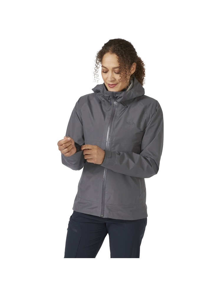 Rab Namche Paclite Jacket Women's Graphene QWH-60-GRH jassen online bestellen bij Kathmandu Outdoor & Travel