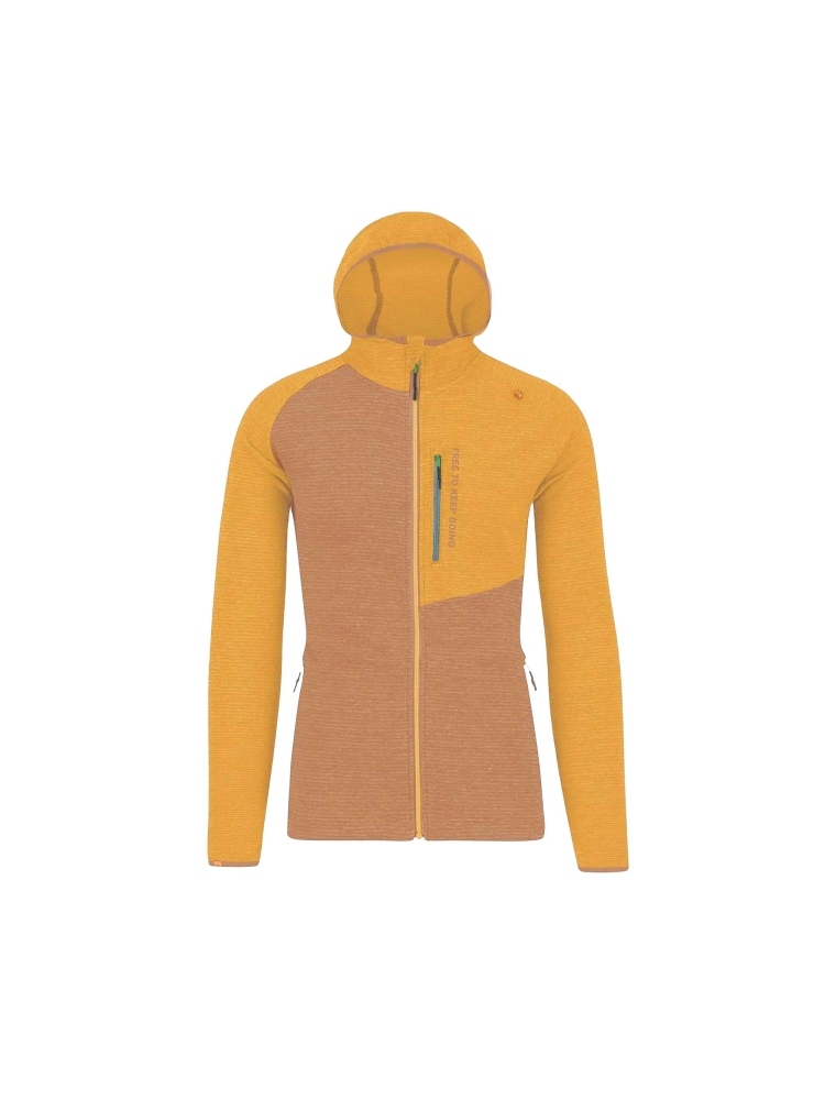 Karpos Camoscio Full Zip Hoodie Nuthatch/Golden 2531055-113 fleeces en truien online bestellen bij Kathmandu Outdoor & Travel