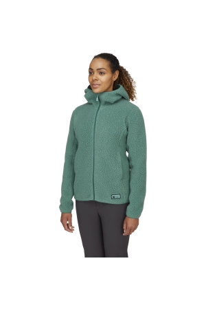 Rab Shearling Hoody Women's Eucalyptus QFF-84-EUC fleeces en truien online bestellen bij Kathmandu Outdoor & Travel