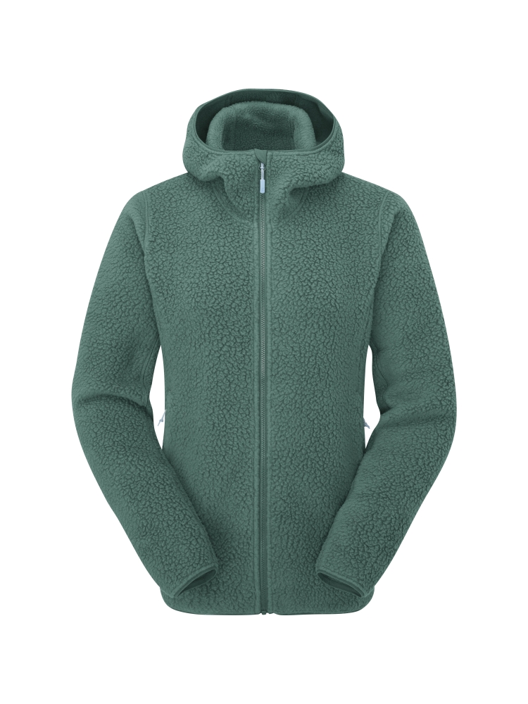 Rab Shearling Hoody Women's Eucalyptus QFF-84-EUC fleeces en truien online bestellen bij Kathmandu Outdoor & Travel