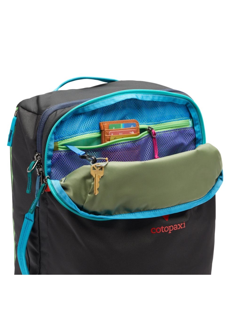 Cotopaxi Allpa 35L Travel Pack Del Dia Dark A35-S25-DDD reistassen online bestellen bij Kathmandu Outdoor & Travel