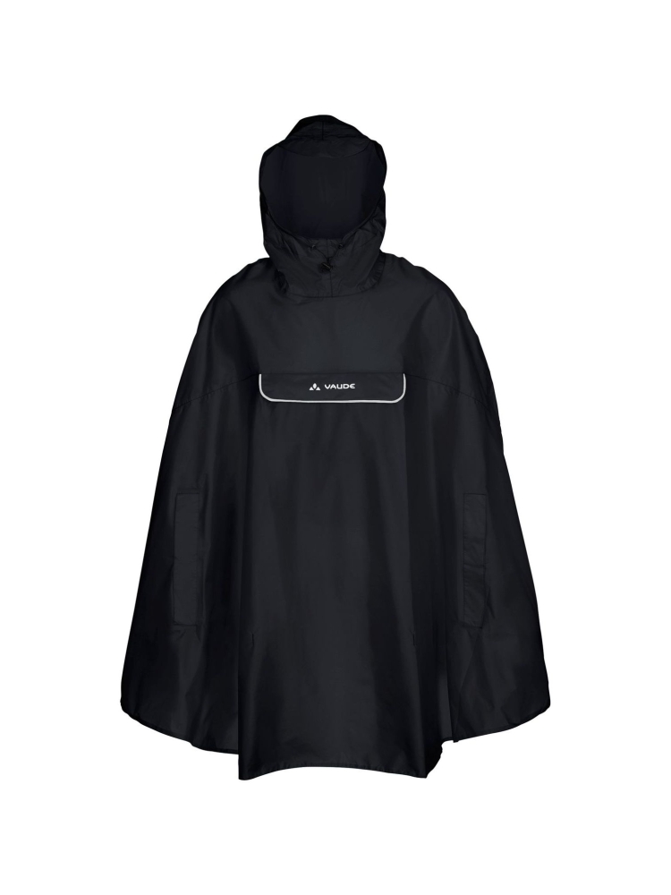 Vaude Valdipino Poncho Black 02285-010 reisaccessoires online bestellen bij Kathmandu Outdoor & Travel