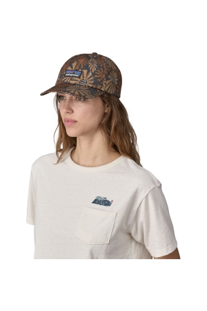 Patagonia  P-6 Label Trad Cap Sun Wave: Smolder Blue 