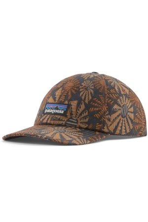 Patagonia P-6 Label Trad Cap Sun Wave: Smolder Blue 38296-SWBE kleding accessoires online bestellen bij Kathmandu Outdoor & Travel