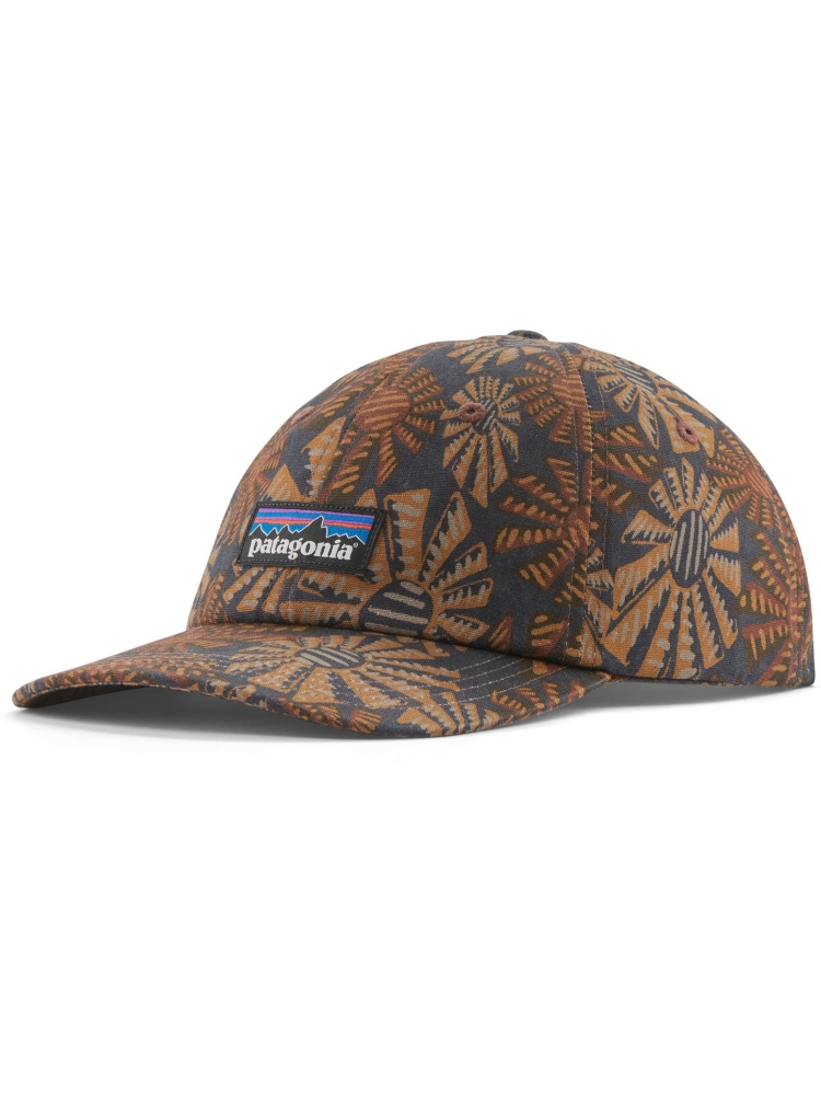 Patagonia P-6 Label Trad Cap Sun Wave: Smolder Blue 38296-SWBE kleding accessoires online bestellen bij Kathmandu Outdoor & Travel