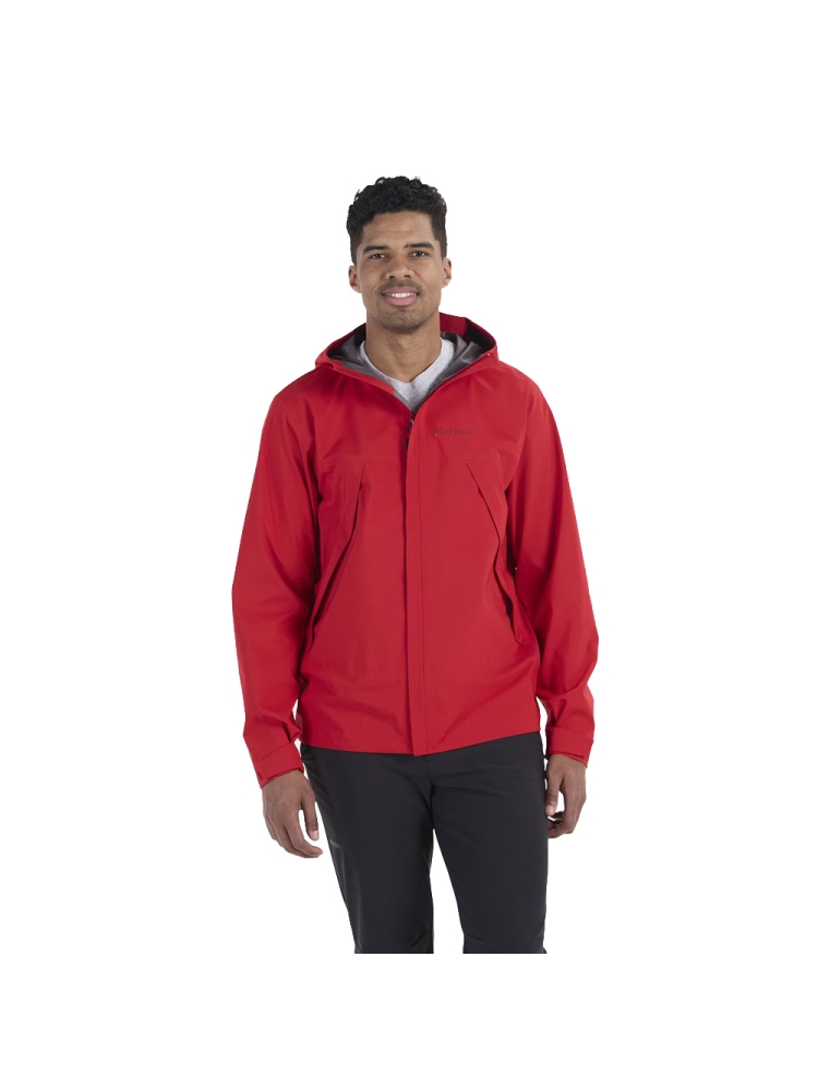 Marmot Precip Eco Pro Jacket Team Red 15884-6278 jassen online bestellen bij Kathmandu Outdoor & Travel