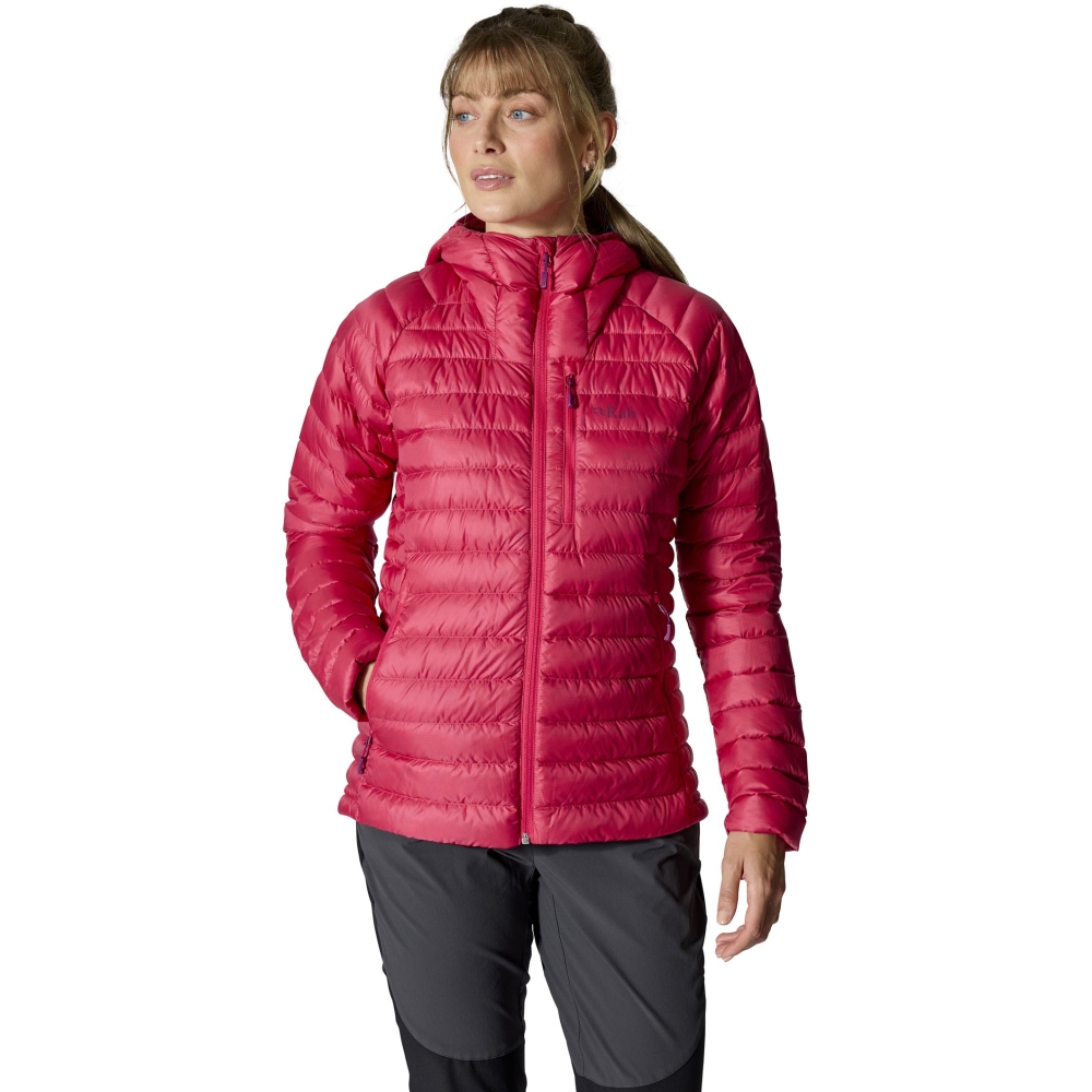 Rab Microlight Alpine Jacket Women's Watermelon QDB-13-WTM jassen online bestellen bij Kathmandu Outdoor & Travel