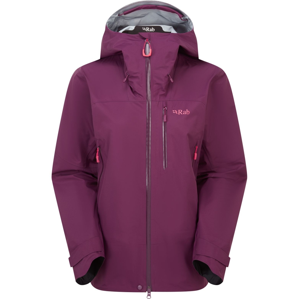 Rab Firewall Mountain Jacket Women's Mulberry QWG-97-MUL jassen online bestellen bij Kathmandu Outdoor & Travel