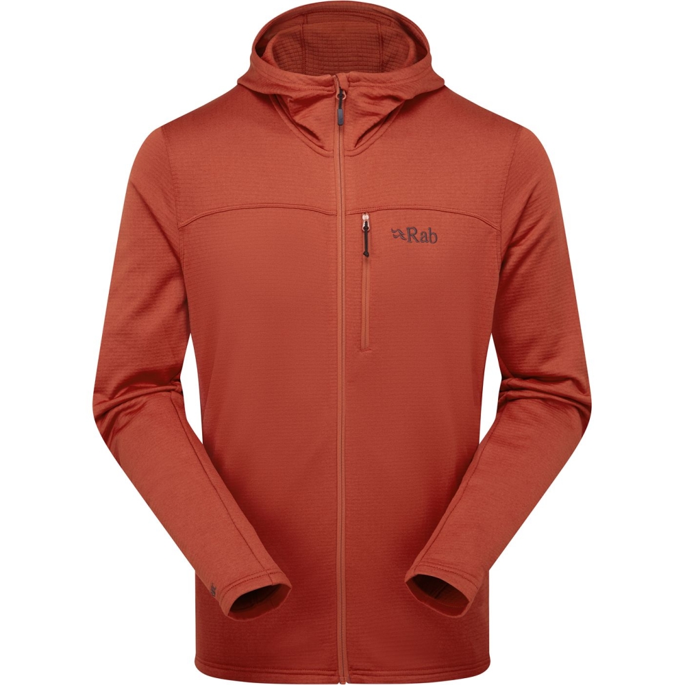 Rab Graviton Hoody Tuscan Red QFF-55-TRD fleeces en truien online bestellen bij Kathmandu Outdoor & Travel